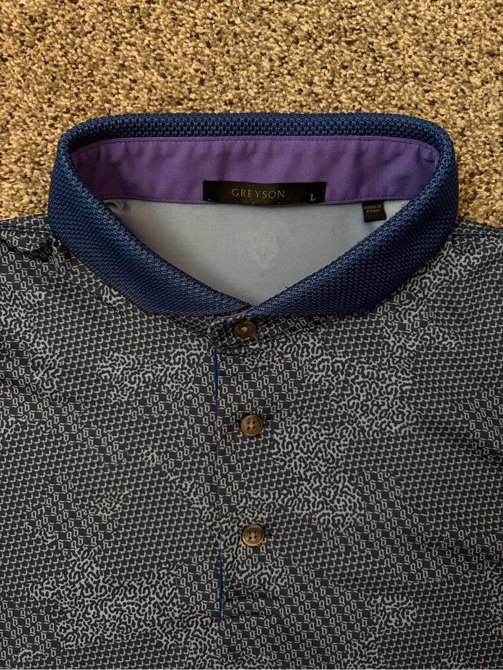 Greyson Men’s Icon Camo Polo Shirt